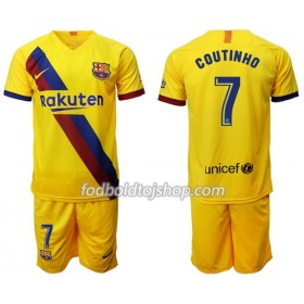 FC Barcelona Philippe Coutinho 7 Børn Udebane Fodboldsæt 2019-20 S/S (+ Korte bukser)
